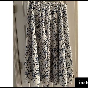 BANANA REPUBLIC tiered skirt NWT